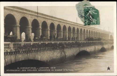 Postkarte paris xvi - postkarte,