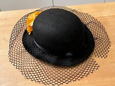 Melonehut Bowler Diva Witwe Faschingshut