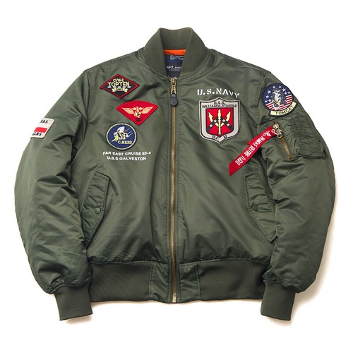 Herren ma1 bomberjacke top gun - herren,