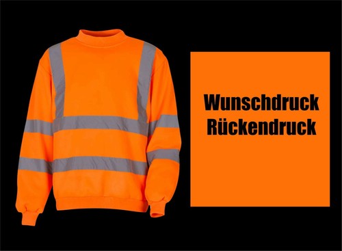 Warnschutz sweatshirt neon - sweatshirt,