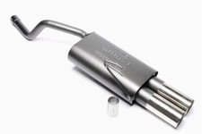 Sportauspuff 2x76mm rund gebördelt mit ABE für FIAT Punto II Typ 188