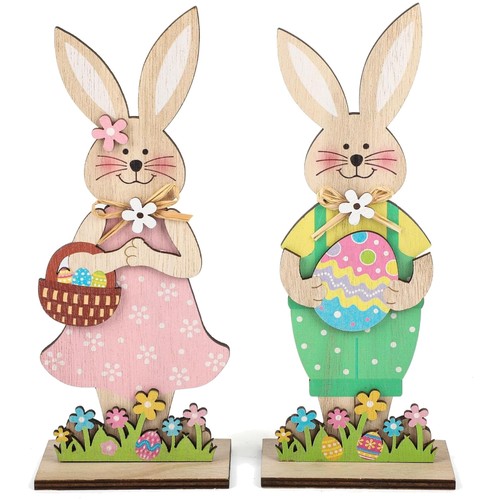 Osterdeko holz hase deko - osterdeko,