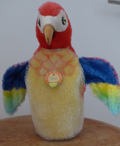 Steiff handpuppe papagei - handpuppe,