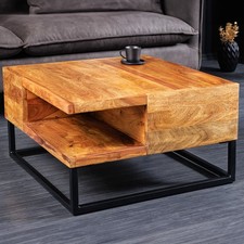 Massivholz Couchtisch GIANT