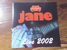 JANE (PETER PANKA'S)  CD: LIVE 2002 (GERMANY; SPV Recordings – SPV 085-71412 CD)