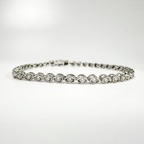 Vintage 18k weißgold diamant - vintage,