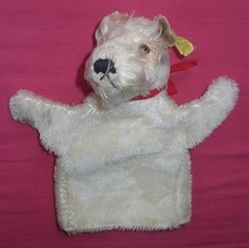Alte Steiff Handpuppe Hund