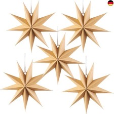 Original Holzfarbe Faltstern