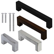 Möbelgriffe EDELSTAHL Stangengriffe Küchengriffe Schrankgriffe Schubladengriff