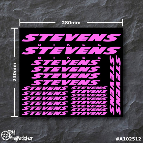 Stevens stickersatz pink - pink, |