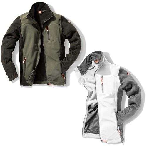 Bullstar strick softshelljacke - bullstar, strick-softshelljacke