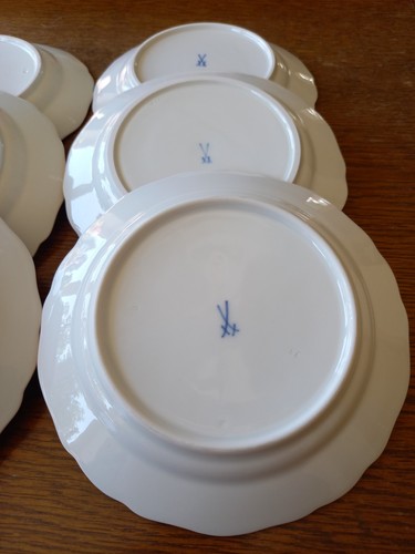 Meissen teller rote koralle - meissen,