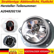 Für Mercedes-Benz C-Klasse W204 08-10 Nebelscheinwerfer Paar Links A2048202156