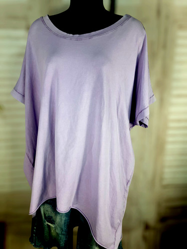 Damen kurzarm shirt vokuhila - damen,