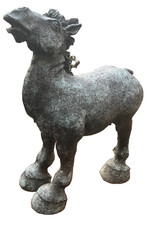 Bronze Pferd Kaltblut