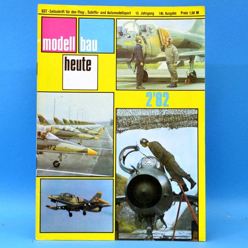 Modellbau heute 1982 gst ddr - modellbau,