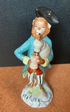 Meissen ??  Figur Affe alsDudelsack Spieler Affenkapelle  12 cm hoch 