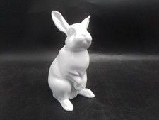 Fürstenberg Porzellan Figur Jahreshase,Hase stehend Weiß aus dem Jahr 2014