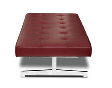 Museum Lederbank Leather Daybed Bauhaus Lederliege Lederbett Leder Schwarz