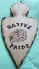 Wand Deko Holz Native Pride
