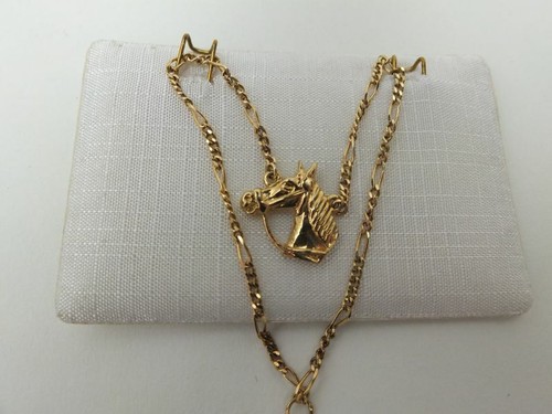 Krawattenkette gold 333 - krawattenkette,