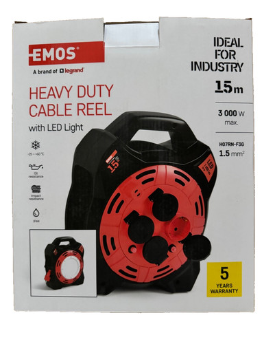 Emos p08215 kabeltrommel mit - emos,
