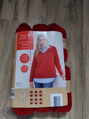 Strickwolle set mit anleitung - set,