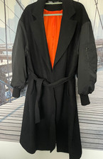 ZARA  MANTEL MIT GÜRTEL +