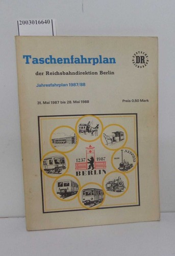 Taschenfahrplan der