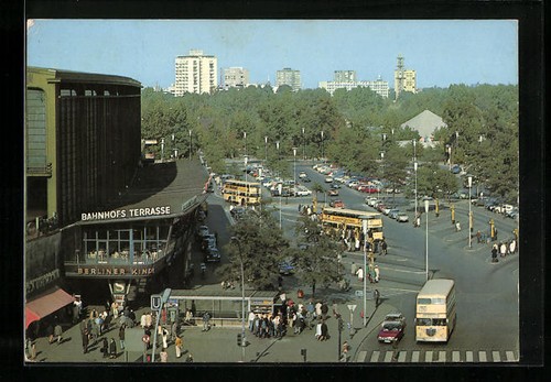 Ansichtskarte berlin bahnhof - ansichtskarte, berlin,