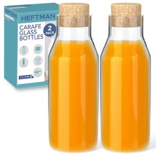 HEFTMAN Karaffe Glasflasche