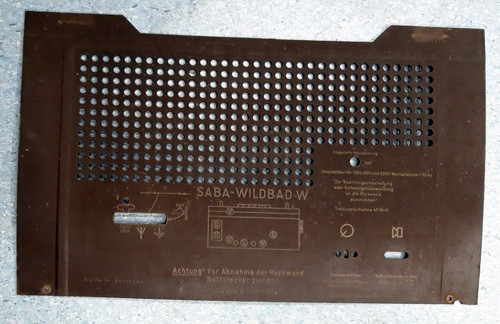 Rückwand für saba wildbad - für,