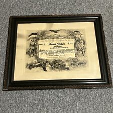 Erinnerungs Schmuck Urkunde, Kriegsurkunde 1914 - 1918 