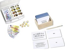 Montessori-Material, Rechnen mit Geld lernen - Euro und Cent - Freiarbeit