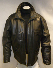 Schwere Retro Lederjacke