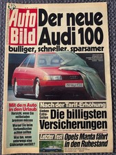 Auto Bild Nr. 28 1988 Opel Manta Spezial Der neue Audi 100 80 turbo D Ford Escor
