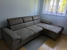Ecksofa, Maße (Breite x Höhe x Tiefe): 244 cm x 72 cm x 166 cm