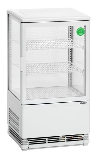 Mini kühlvitrine 58l weiß - mini,