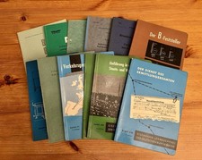 12 Bücher der Eisenbahn-Lehrbücherei der Deutschen Bundesbahn