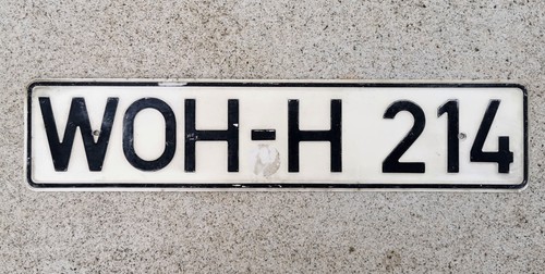 Altes kfz kennzeichen - altes, kfz-kennzeichen