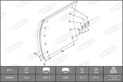 Beral kbl19094 1560 - beral, kbl19094.0-1560