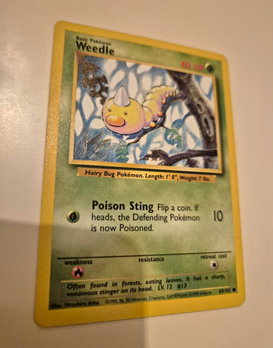 Nintendo weedle 102 - weedle, 69/102