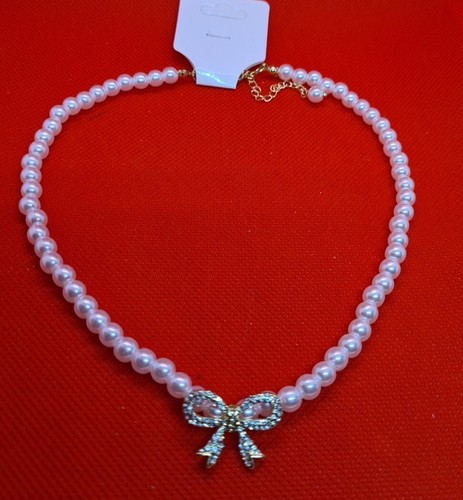 Collier mit perlen und - collier,