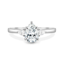 18K Weißgold Ring 1,50 Ct