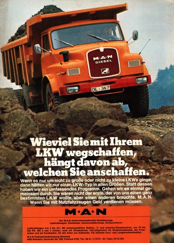 Prospekt man lkw verkaufsmappe - man,