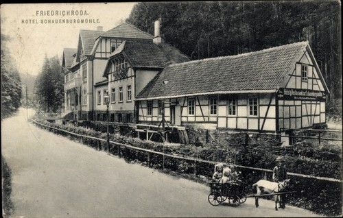 Friedrichroda thüringer - ak, im