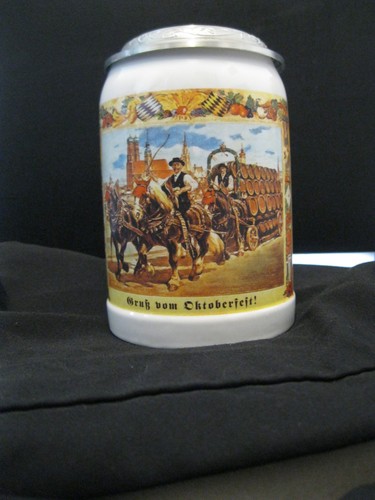 Bierkrug gruss vom - gruss,