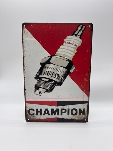 Blechschild champion spark - blechschild,