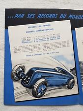 32B 311 historical document 1935 Delahaye Typ 135 TourdeFrance Prospekt Brochure