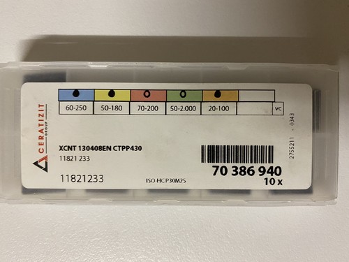 10x wendeschneidplatten - 10x,